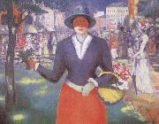 Kasimir Malevich Flower Girl oil painting reproduction